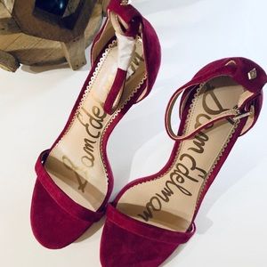 Sam Edelman Suede Sandal Heels Sz 8